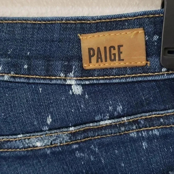 PAIGE Verdugo Ultra Skinny Paint/Bleach Sp… - Picture 13 of 16